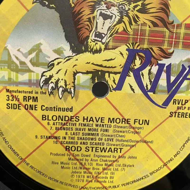 BLONDES ROD STEWART LP / AA3472