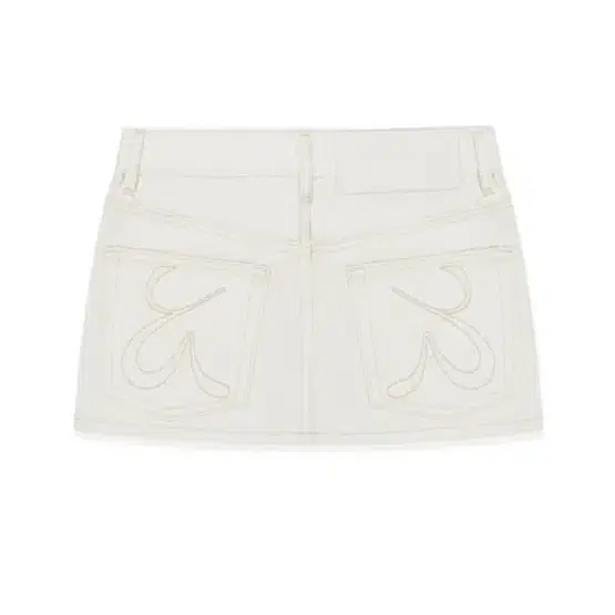 글로니 치마 99 LOW-RISE MINI SKIRT (WHITE)