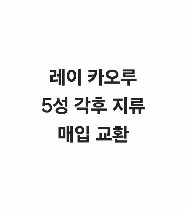 앙스타 레이 카오루