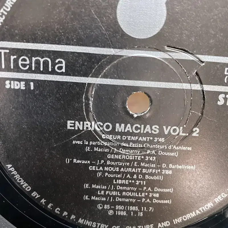 ENRICO MACIAS  LP / AA3518