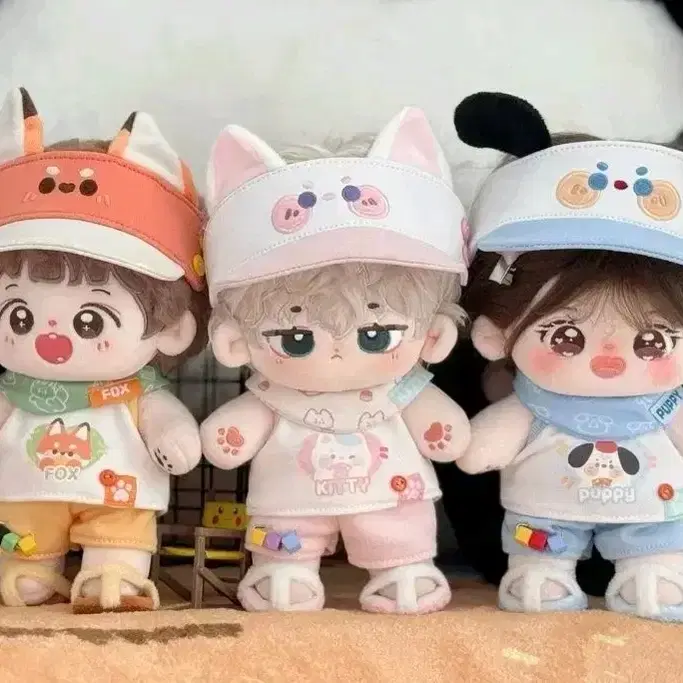 10cm 20cm 인형옷 아일랜드 파티 여우 고양이 강아지 무속성