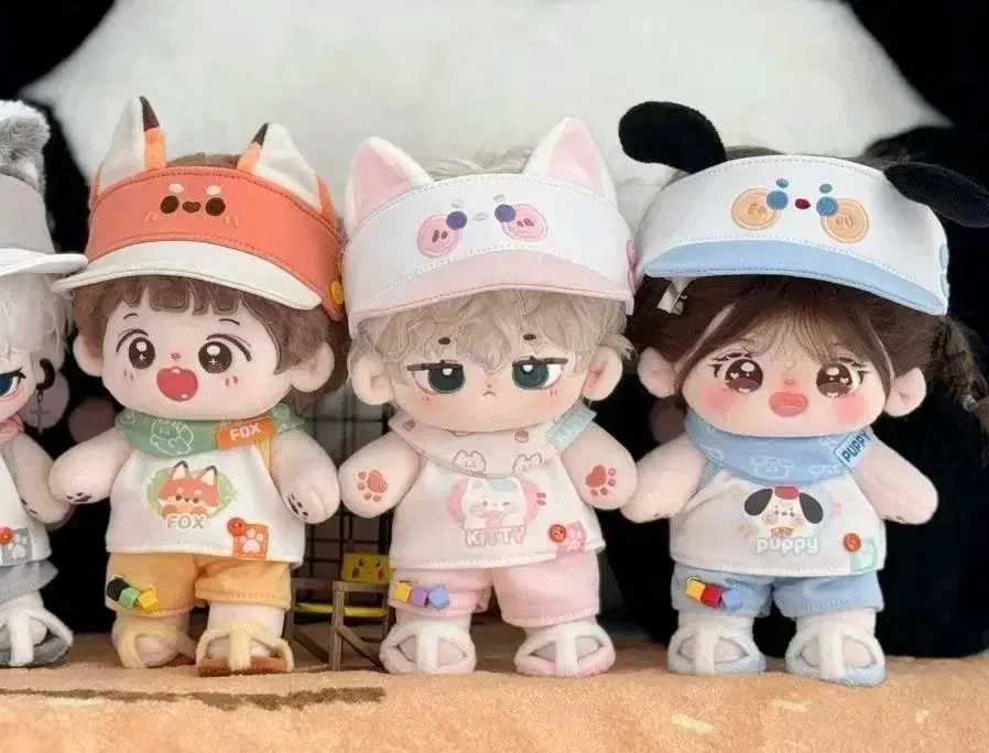 10cm 20cm 인형옷 아일랜드 파티 여우 고양이 강아지 무속성