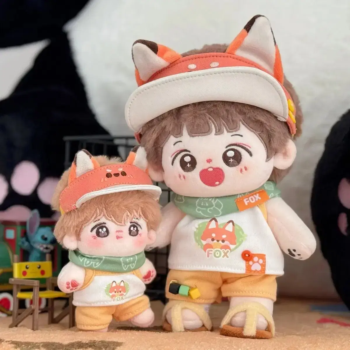 10cm 20cm 인형옷 아일랜드 파티 여우 고양이 강아지 무속성