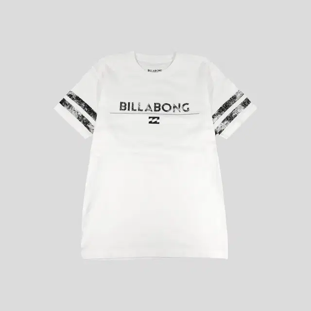 BILLABONG 빌라봉 화이트 블랙 프린팅 코튼100 레귤러핏 반팔 티