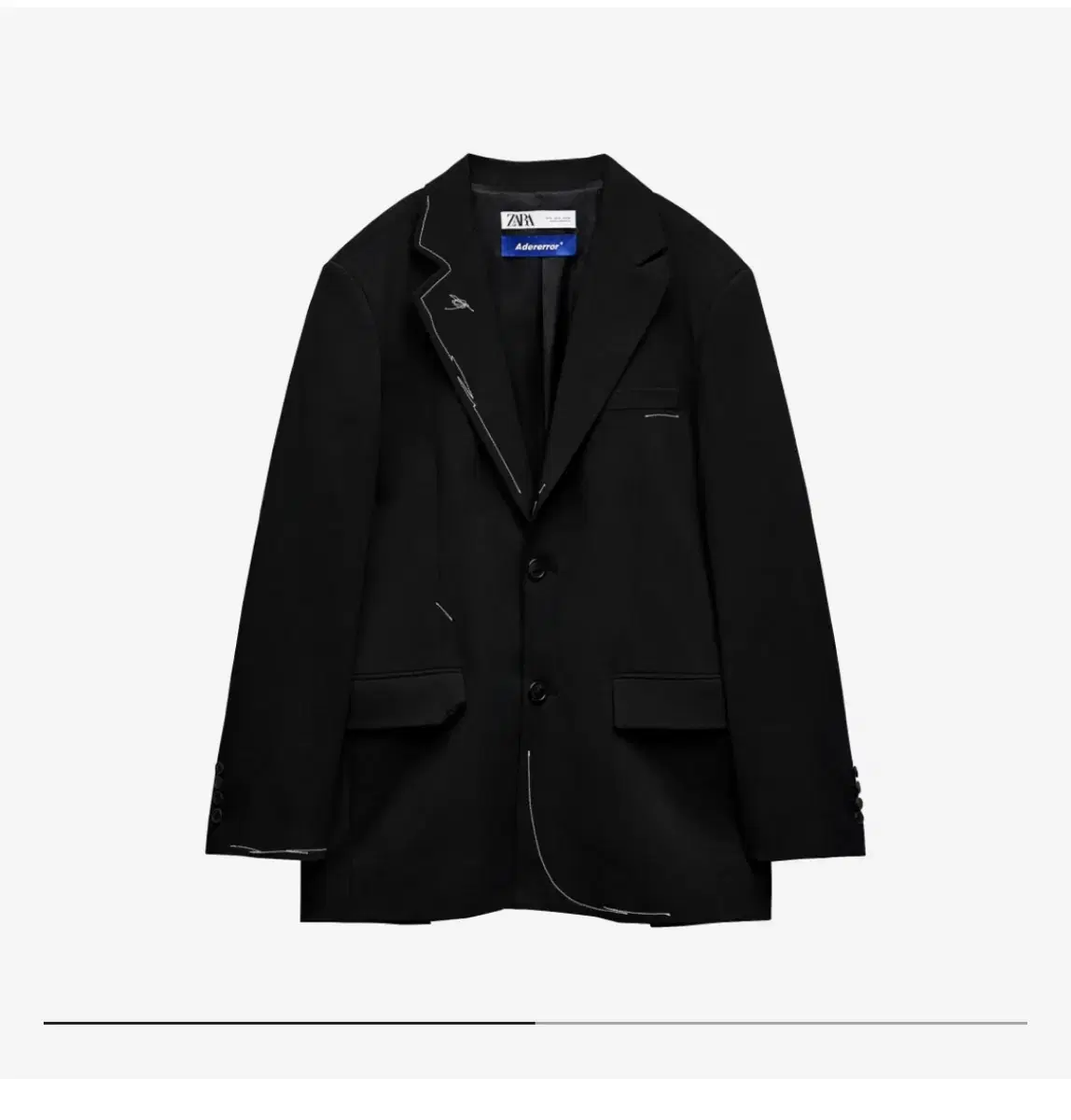 [XS]Zara Adderall Error Stitch Blazer