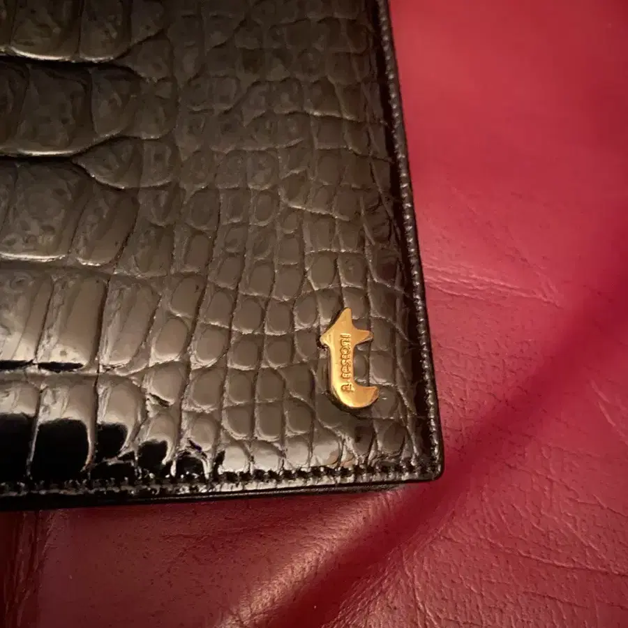 A testoni alligator wallet 테스토니 악어 지갑