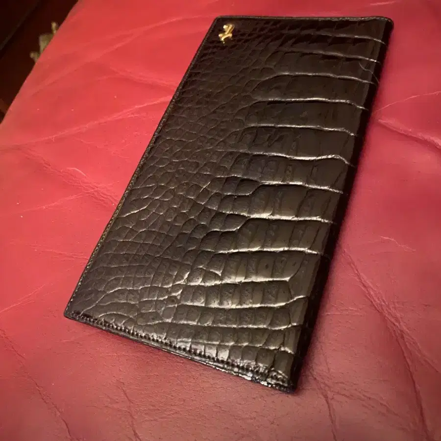 A testoni alligator wallet 테스토니 악어 지갑