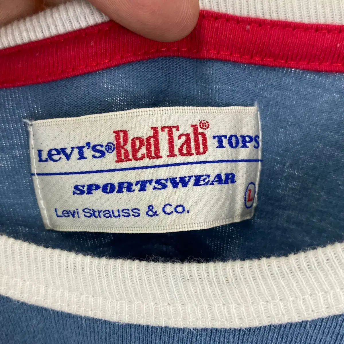 빈티지 LEVI'S RED TAB 프린팅 티셔츠