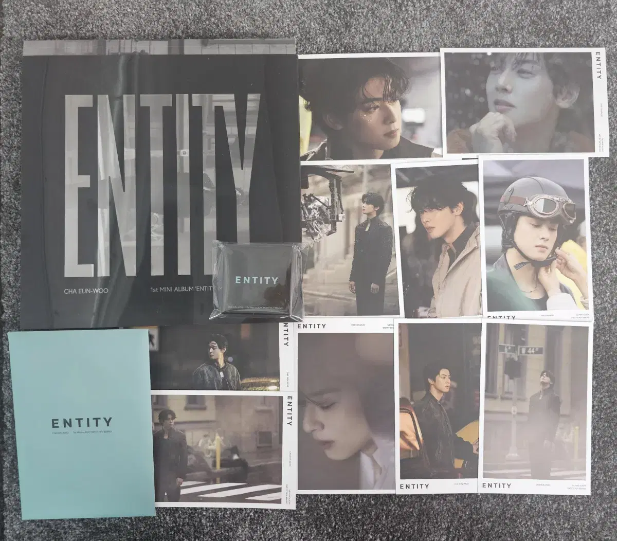 Cha Eunwoo Entity Behind the Scenes photobook MD postcard Film Bulk