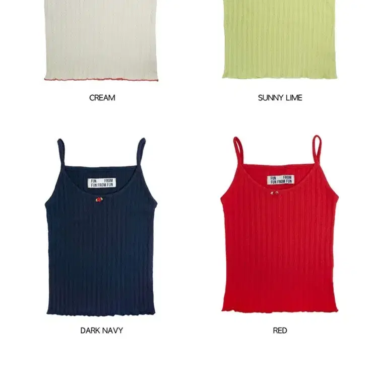 펀프롬펀 ROSE SLEEVELESS TEE 슬리브리스