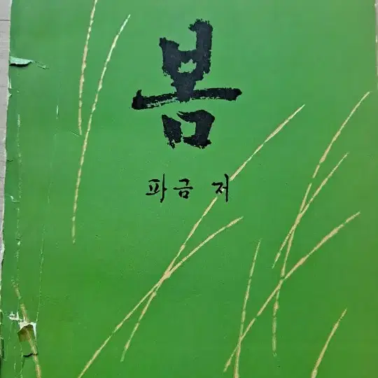 희귀도서 파금의 소설 <봄>