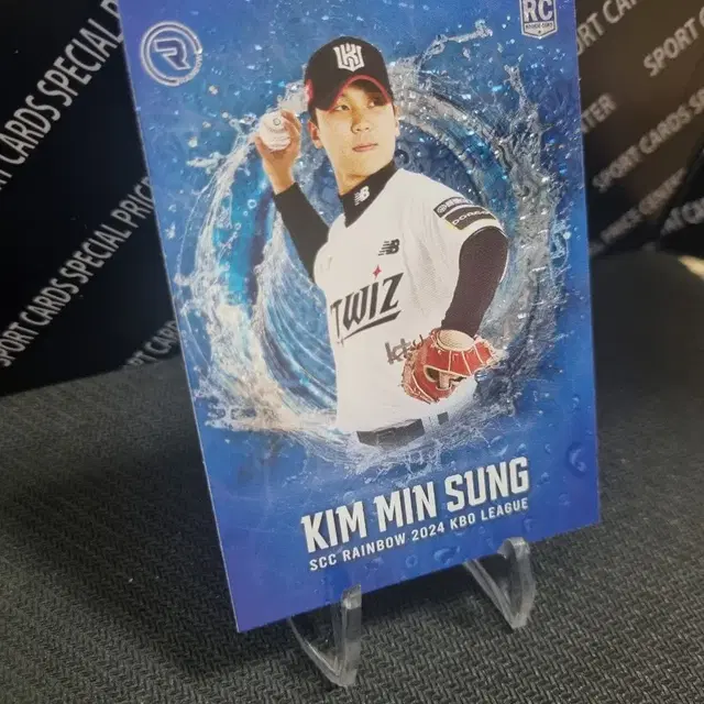 24scc 레인보우 kbo 케이티위즈 김민성 블루 루키야구카드