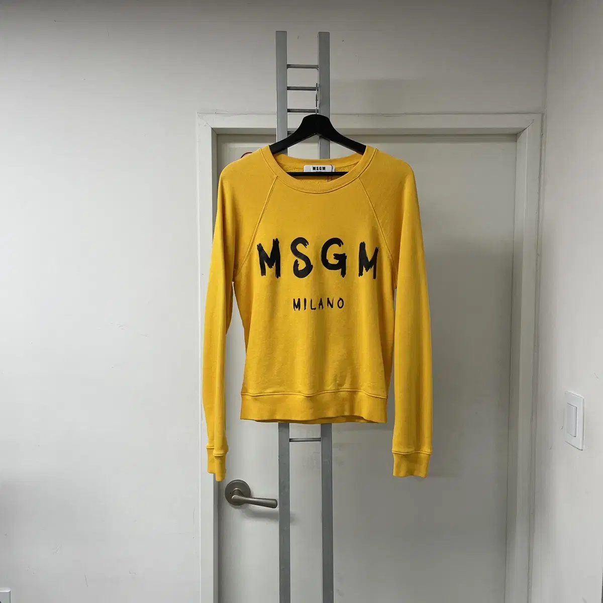 MSGM 옐로우 맨투맨 XS