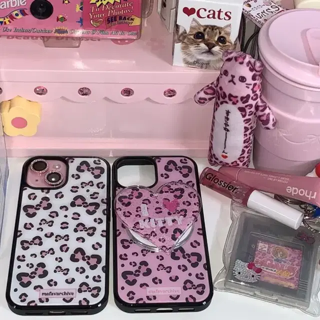 마페아 white leopard magsafe case 15 프로