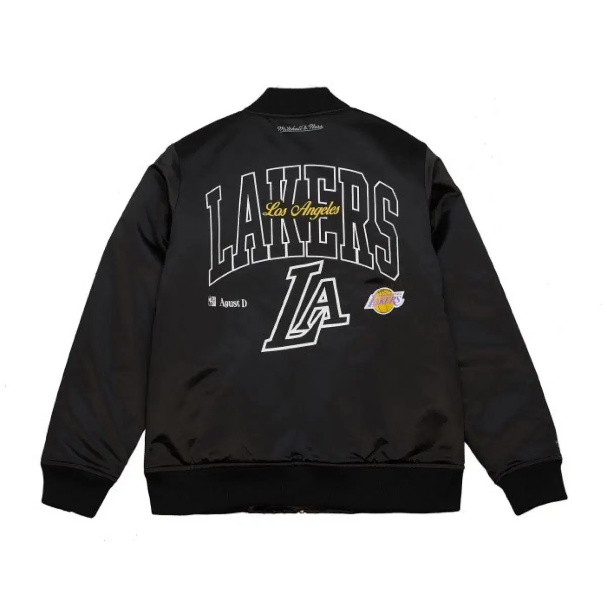 [SUGA & NBA] GLITCH BOMBER JACKET LAKERS