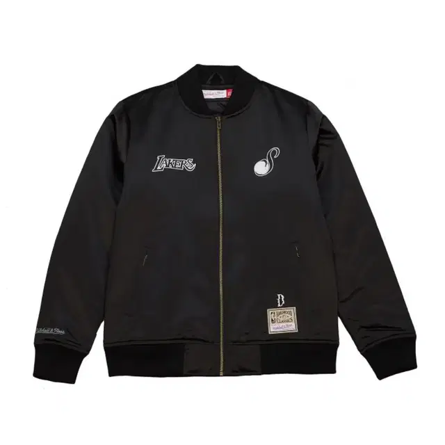 [SUGA & NBA] GLITCH BOMBER JACKET LAKERS