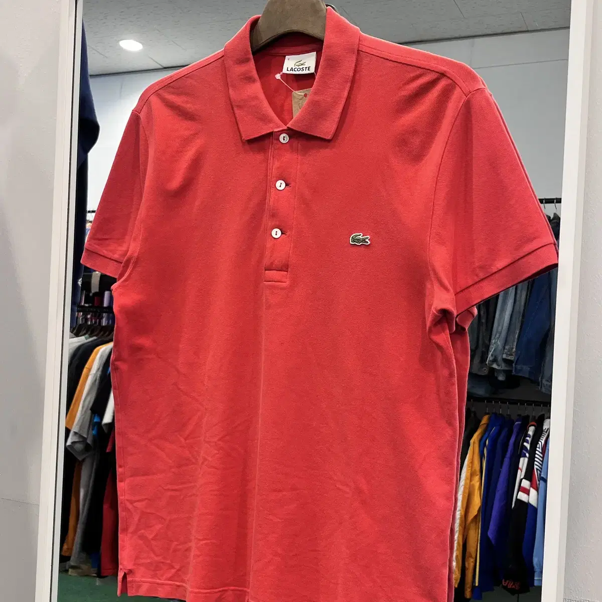 Lacoste 라코스테 카라티 pk 반팔 티셔츠 (red)