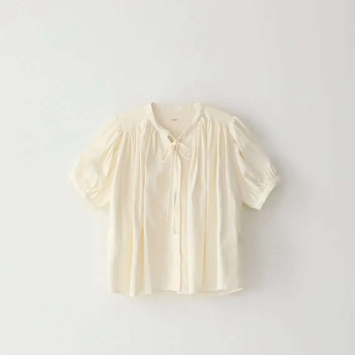 Reine shirring blouse (Cream) 애즈이프