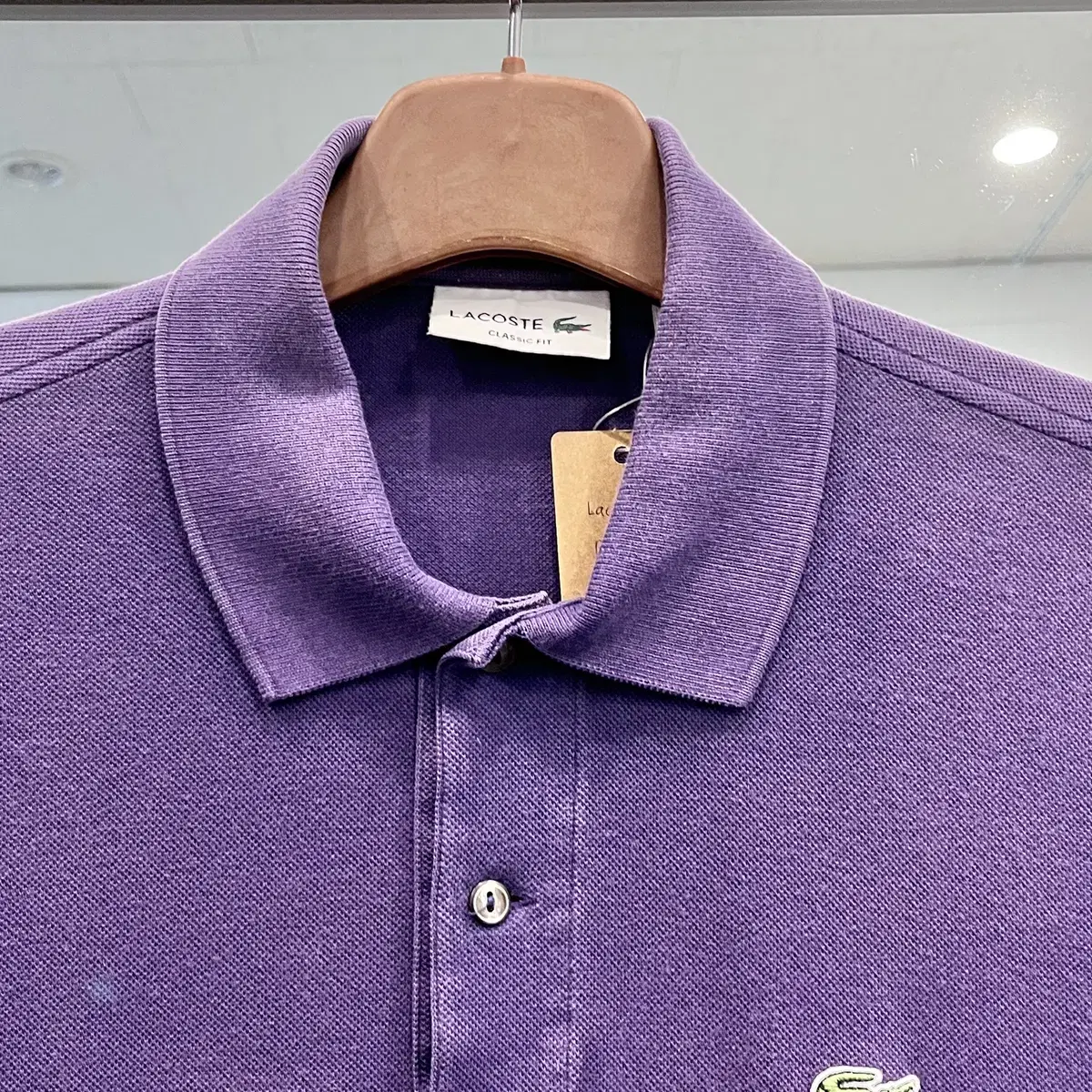 Lacoste 라코스테 카라티 pk 반팔 티셔츠 (purple)