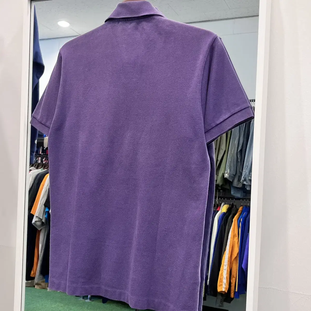 Lacoste 라코스테 카라티 pk 반팔 티셔츠 (purple)