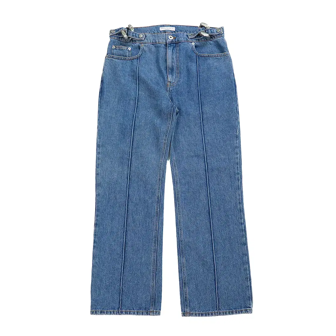 JW ANDERSON CHAIN LINK SLIM FIT JEANS