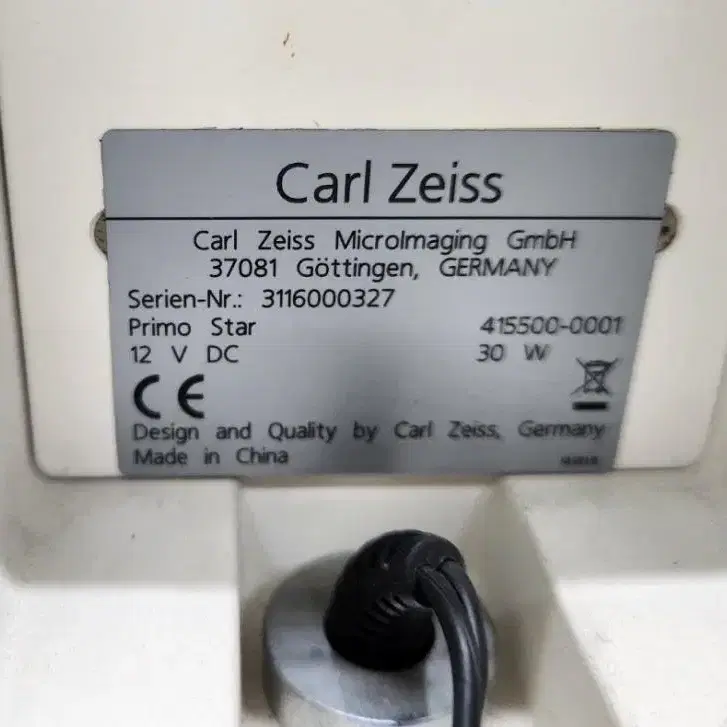 Carl Zeiss Primo Star Microscope 현미경.