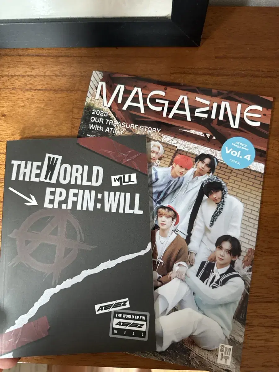 ateez magazine vol.4 + the world ep fin photobook bulk