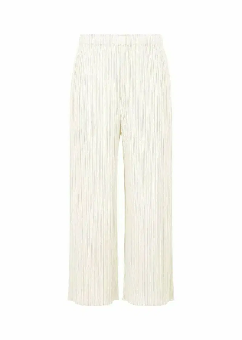 Pleated sail pants white 2