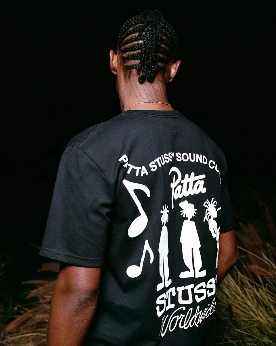 Stussy x Fata Sound Connection Tee Black XXL
