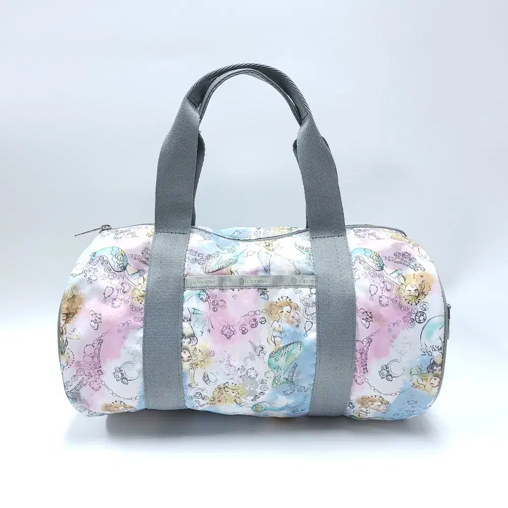 LESPORTSAC 레스포색 인어공주 파스텔 원통백 토트백 B056