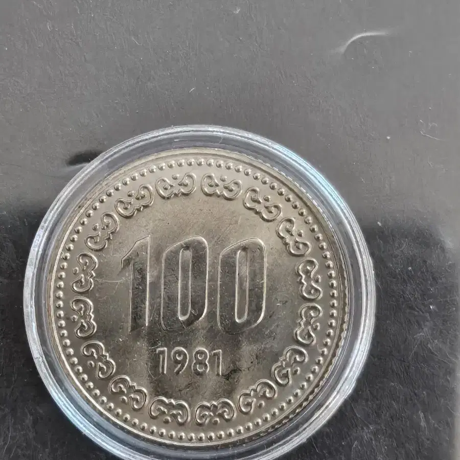 1981년100원 미사용