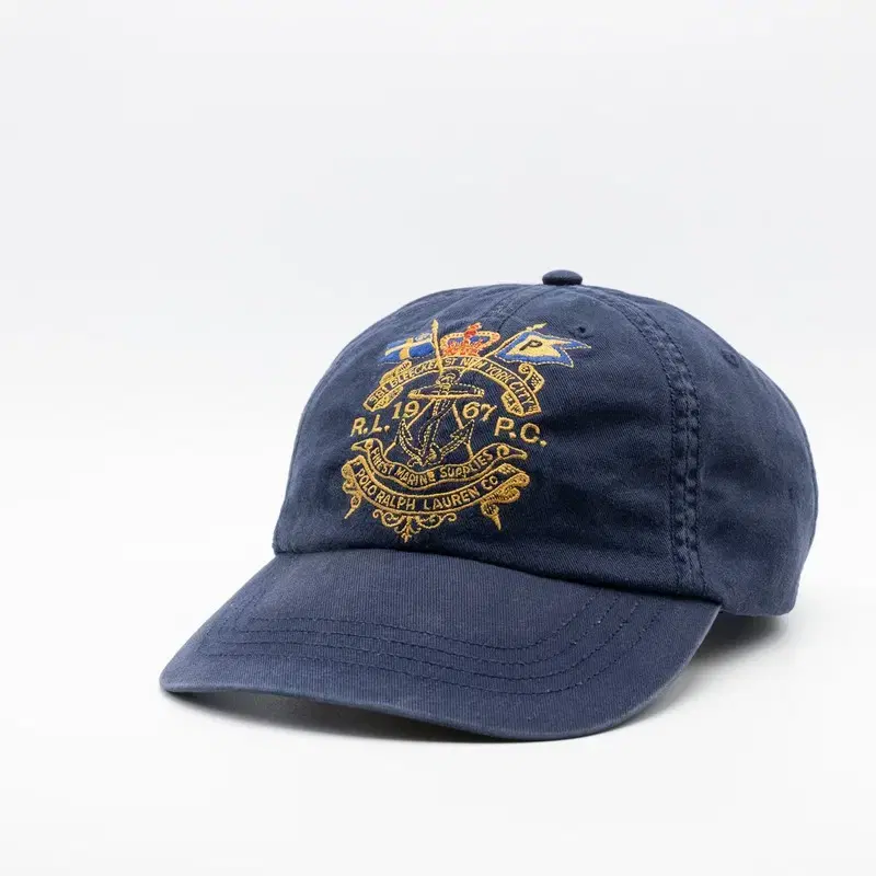 [RARE] POLO ANCHOR CREST NAVY HAT