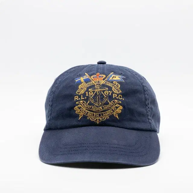 [RARE] POLO ANCHOR CREST NAVY HAT