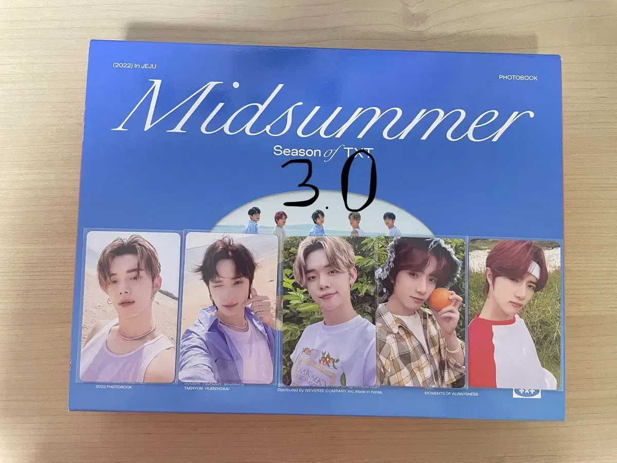 TXT Midsummer unsealed yeonjun beomgyu hueningkai photocard bulk Digital Code X Official Goods