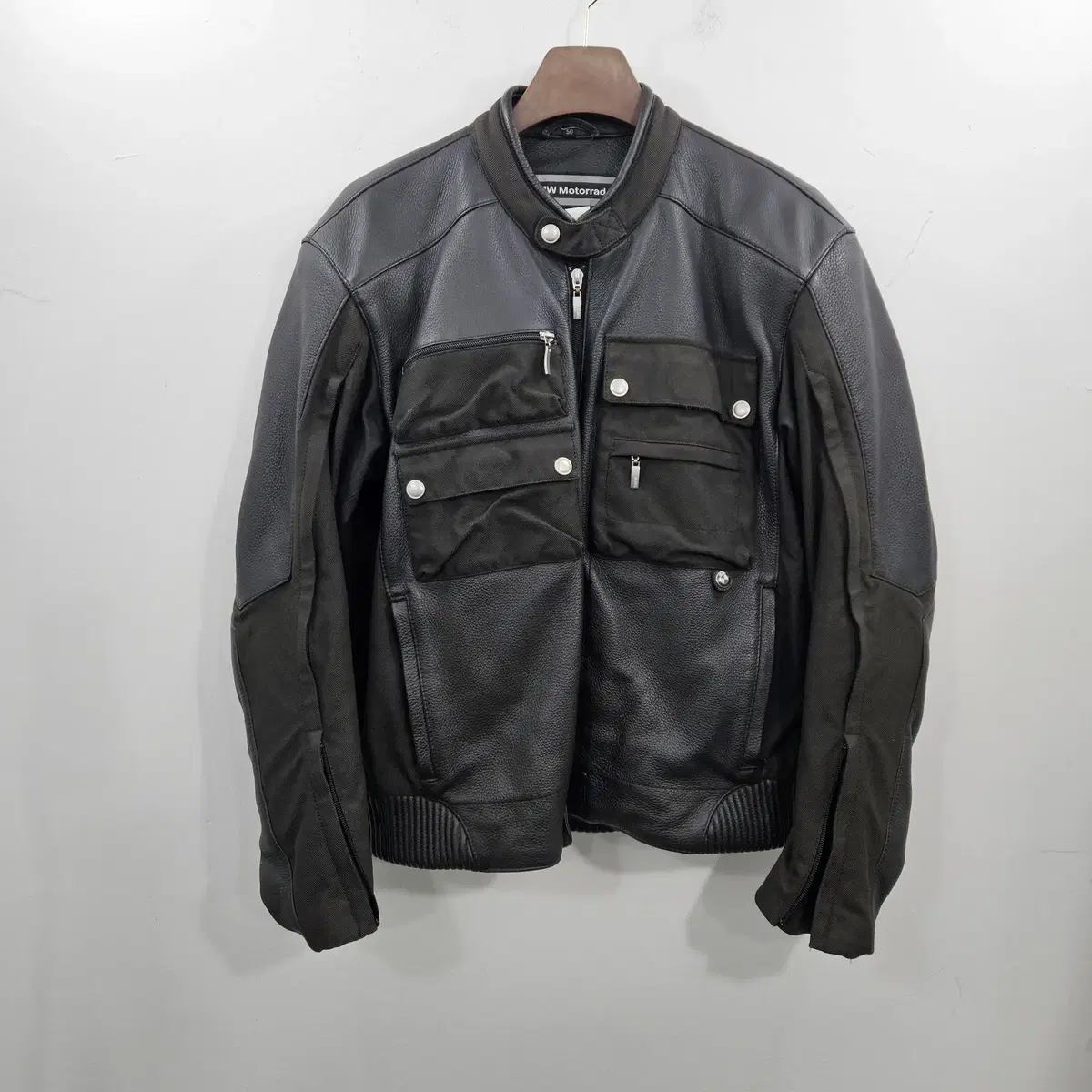 50) Set of three BMW Freerider leather jackets (including bottoms)