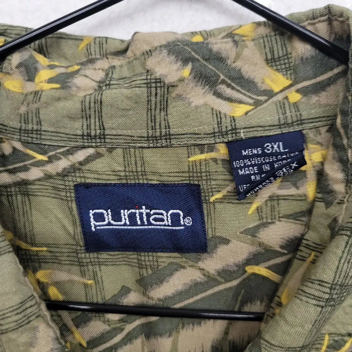 [120/4XL] puritan 하와이안 셔츠