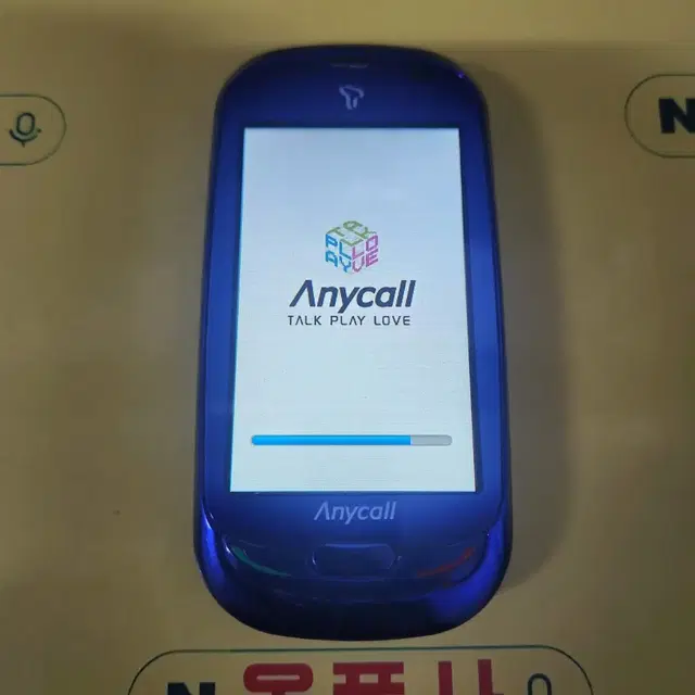 블루어스폰 (sch-w940) sk-1679 피쳐폰 3g폰 효도폰