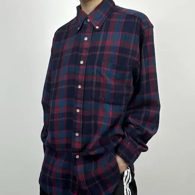 1990s Pendleton 펜들턴 체크 wool 셔츠