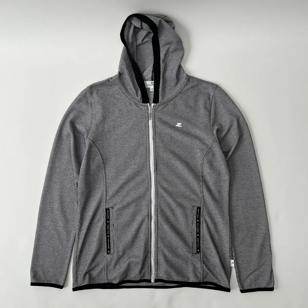 COURREGE summer hoodie zip up