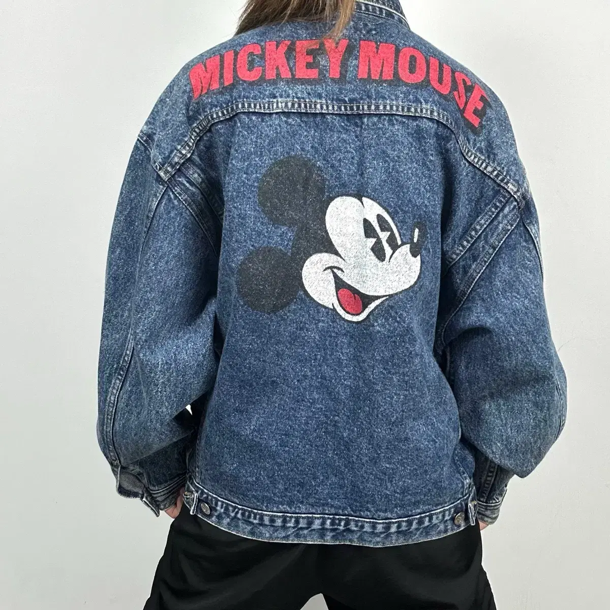 1990s Mickey 미키마우스 Japan 데님 자켓