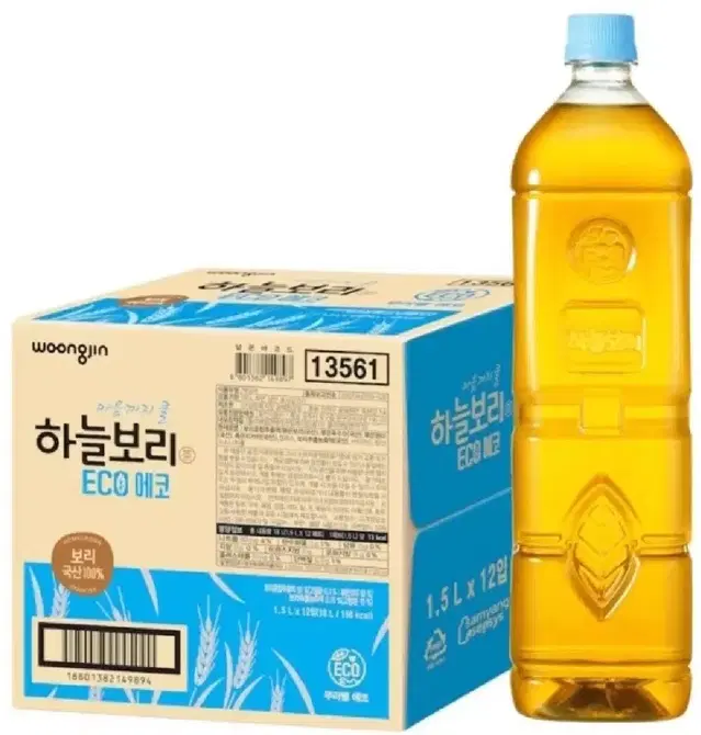 [무료배송] 웅진 하늘보리 1.5L 12개 보리차