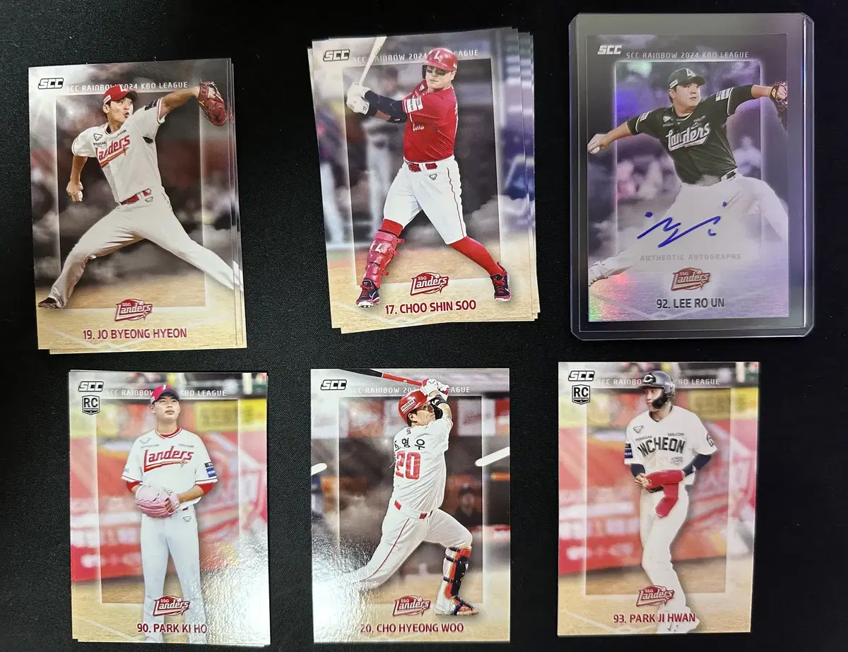 SCC KBO Rainbow Baseball Card SSG Landers Card