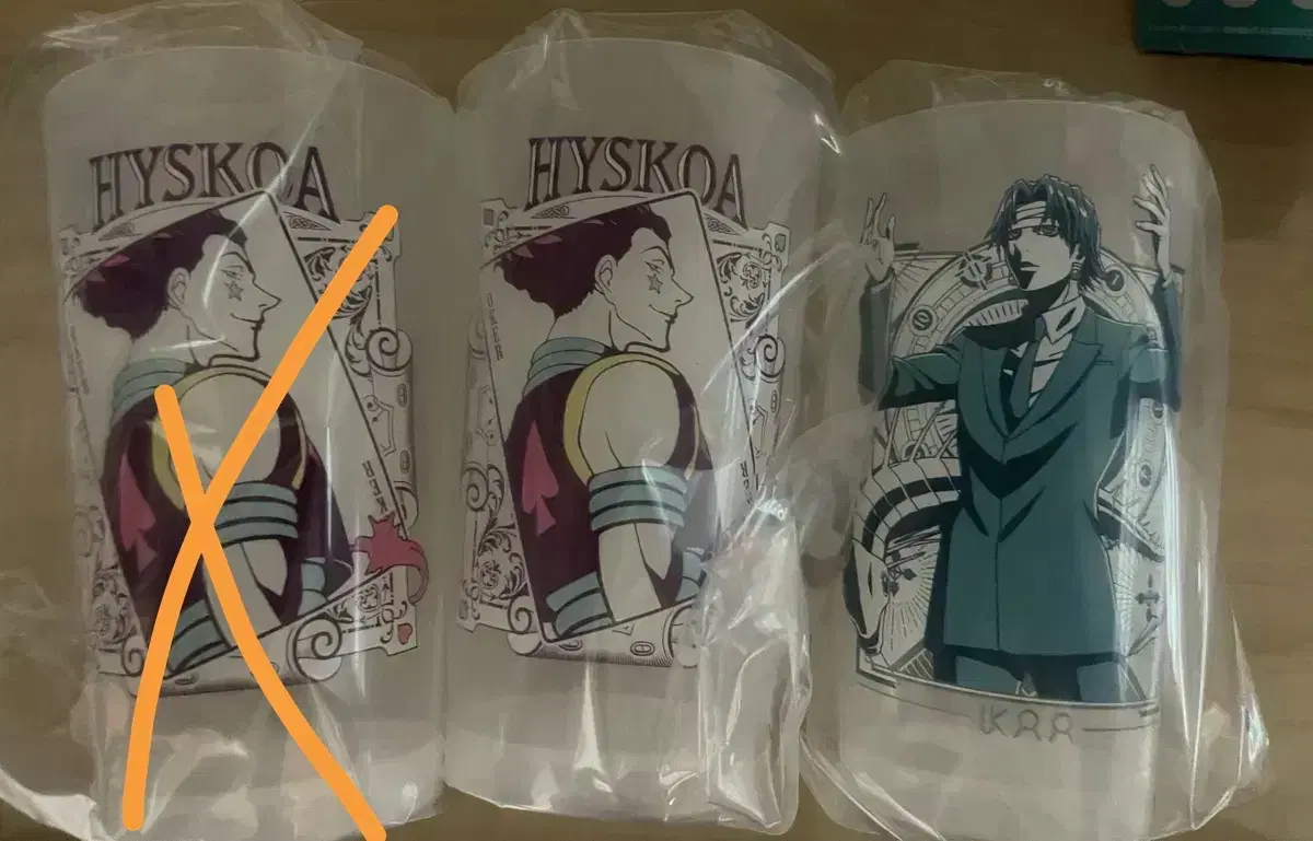 Unsealed) Hunter Hunter Chloro,Hisoka Kuji G statue cup for sale