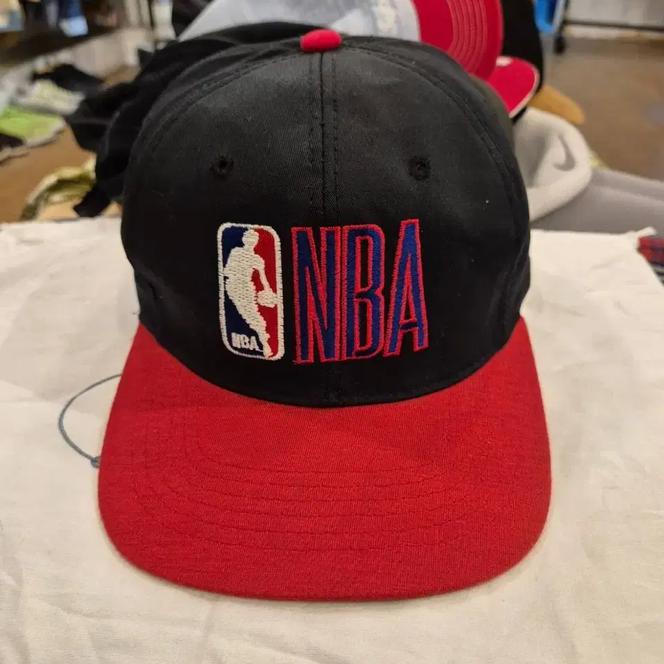 90s NBA logo 6panel cap