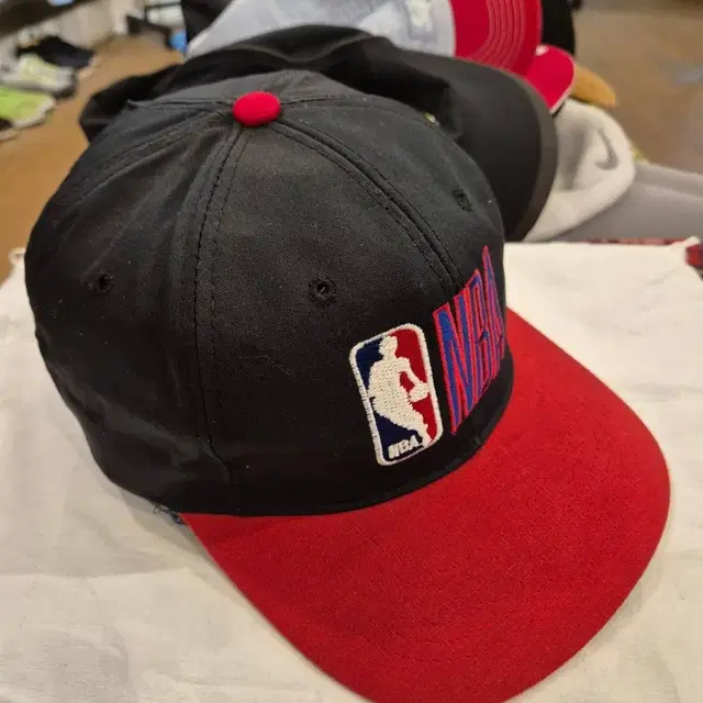 90s NBA logo 6panel cap