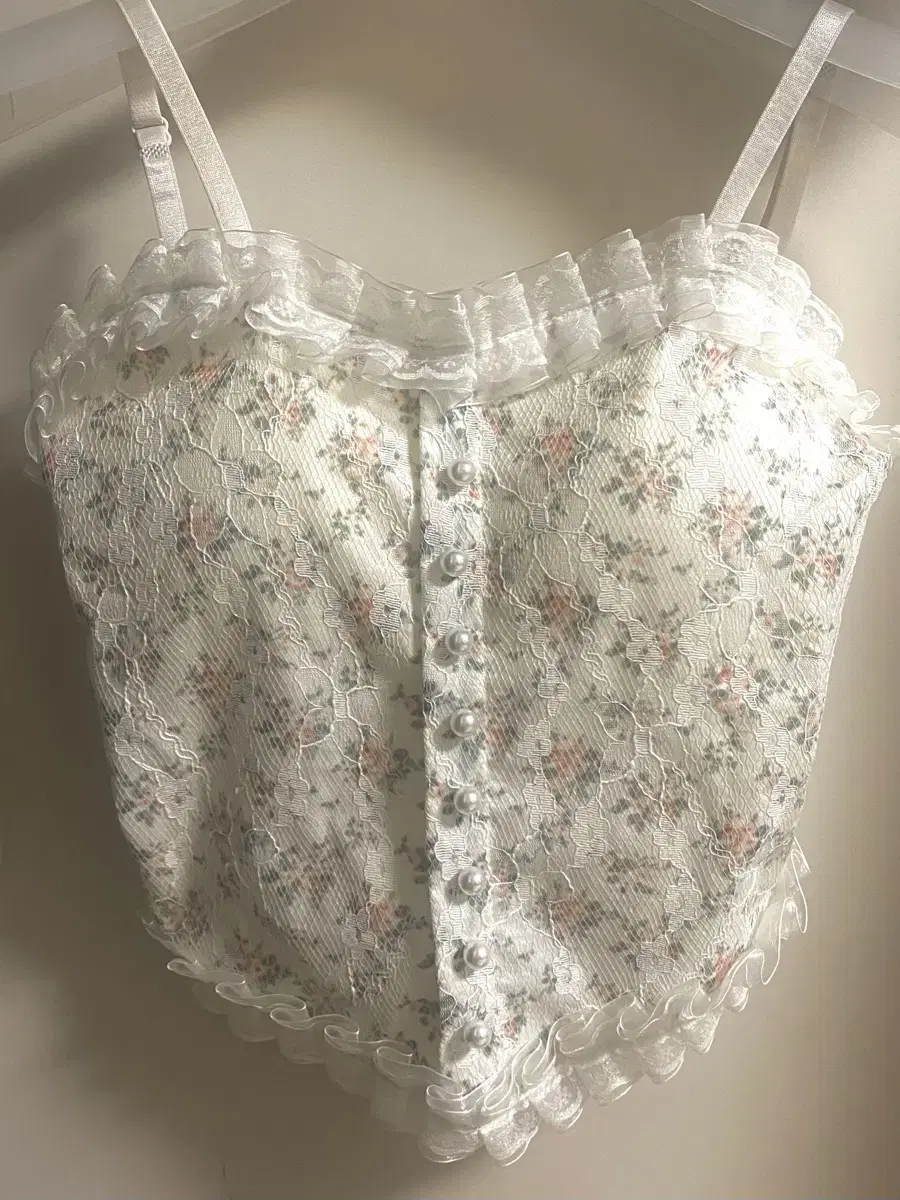 Layered bustier/thong