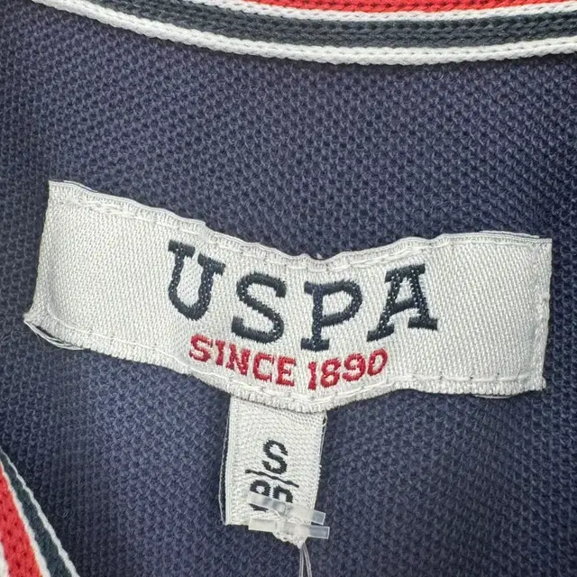 USPA 폴로 로고 반팔 카라 티셔츠 (S size / NAVY)