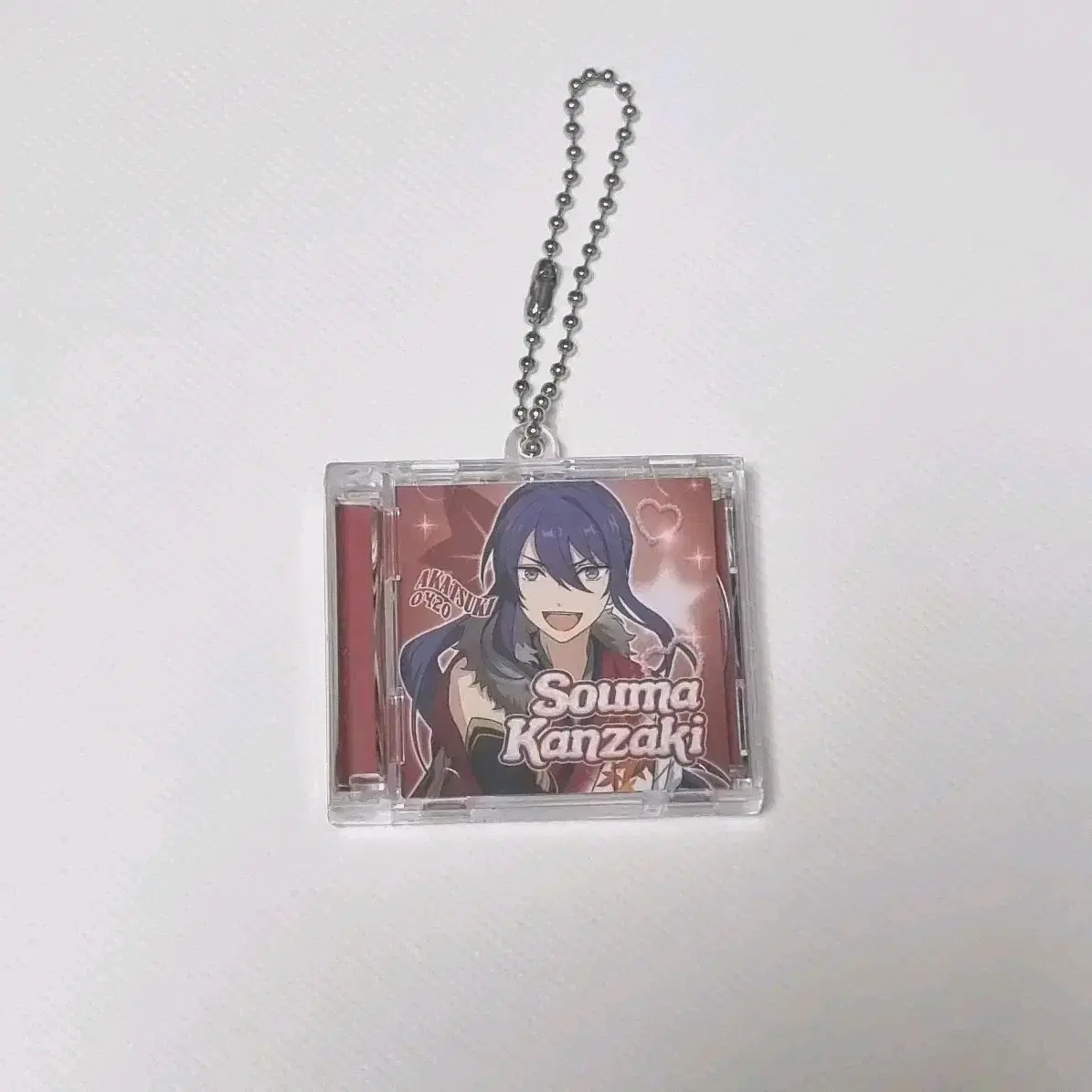 Angsta Ensemble Stars Soma Kanzaki CD-style keyring