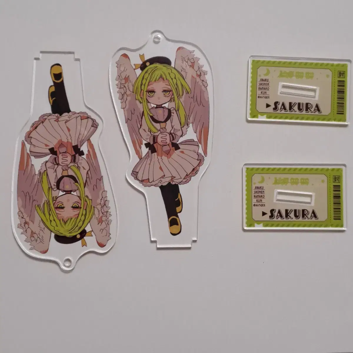 Bulk) Jibak-boy Hanakogun Space Station acrylic stand Sakura