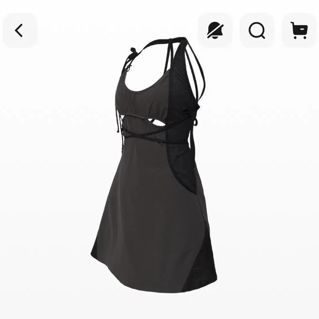 오호스 홀터넥원피스 Halter neck apron dress 민지 착용